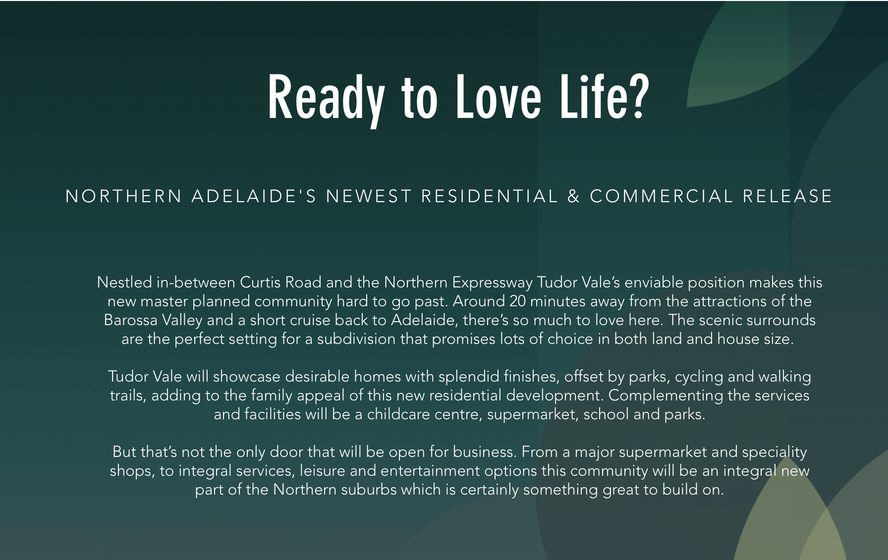 [Land for Sale] Tudor Vale Estate, Munno Para West OpenLot